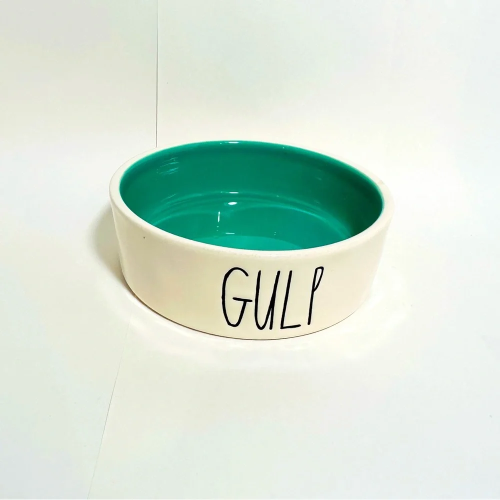 Rae Dunn Gulp Dog/Cat Bowl